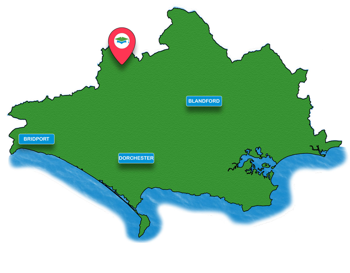 School trip Isle of Wight location map for Sherborne Museum